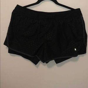 Black athletic shorts
